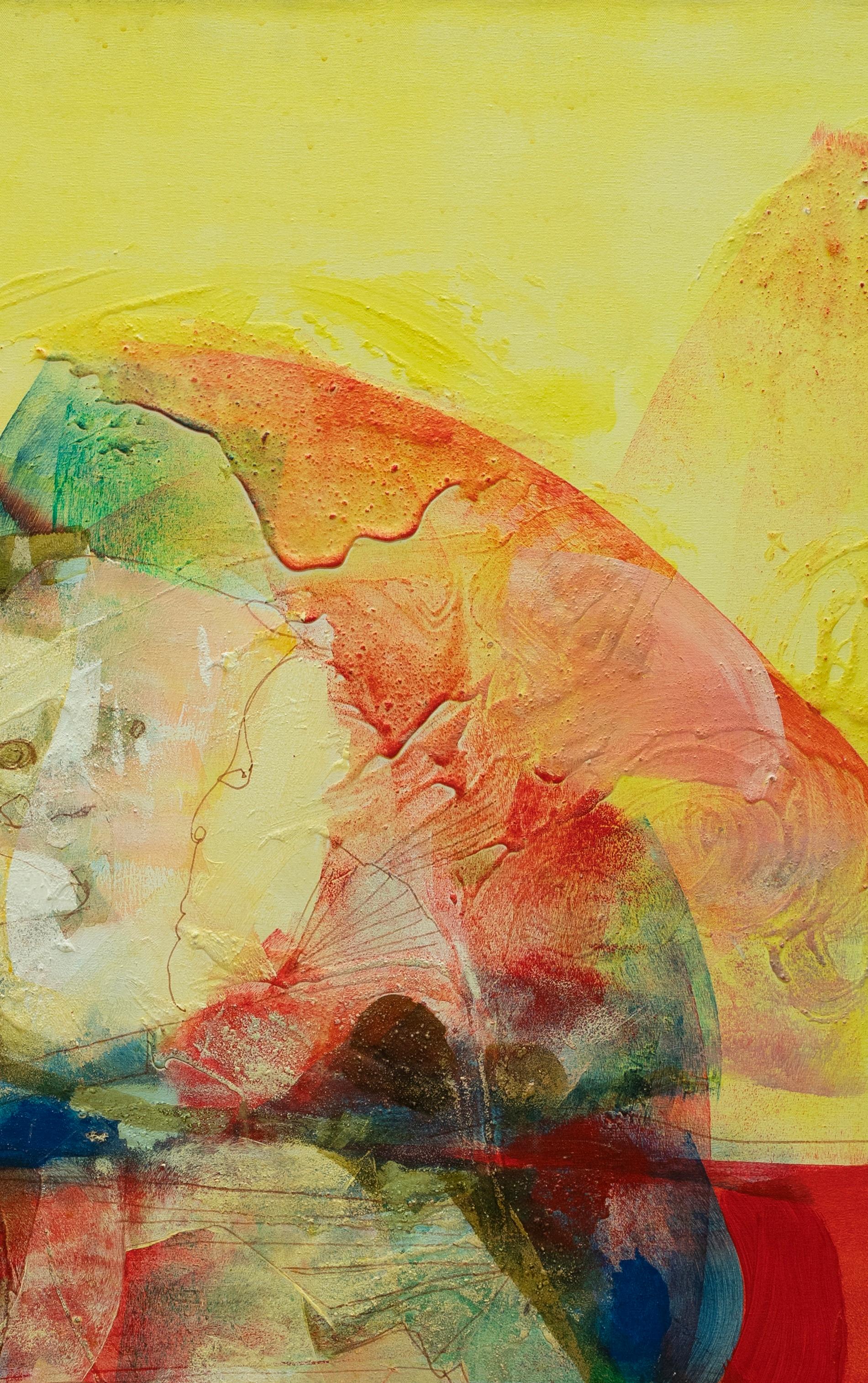 Carlos Mendez Tae I acrylic painting For Sale 1