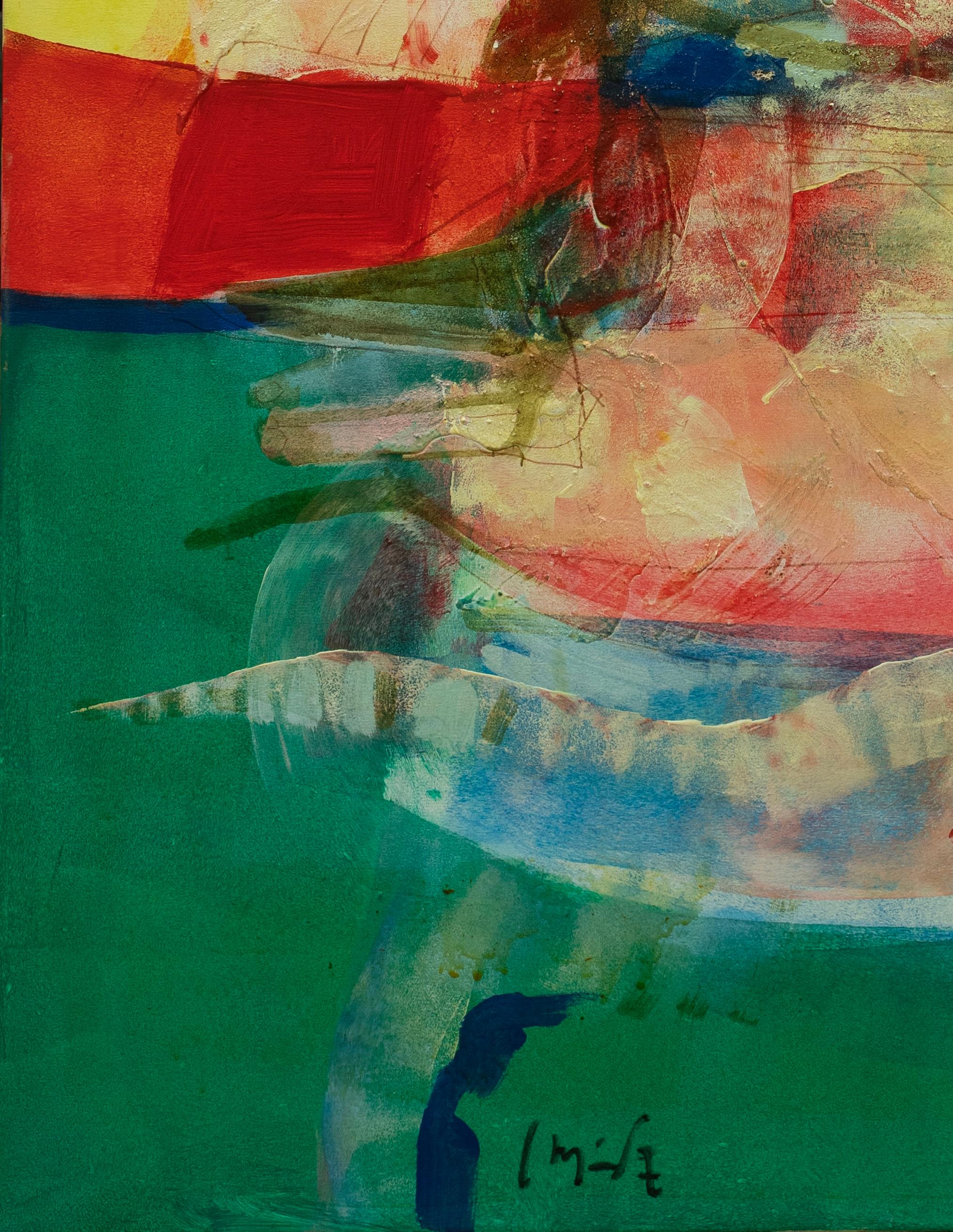 Carlos Mendez Tae I acrylic painting For Sale 2