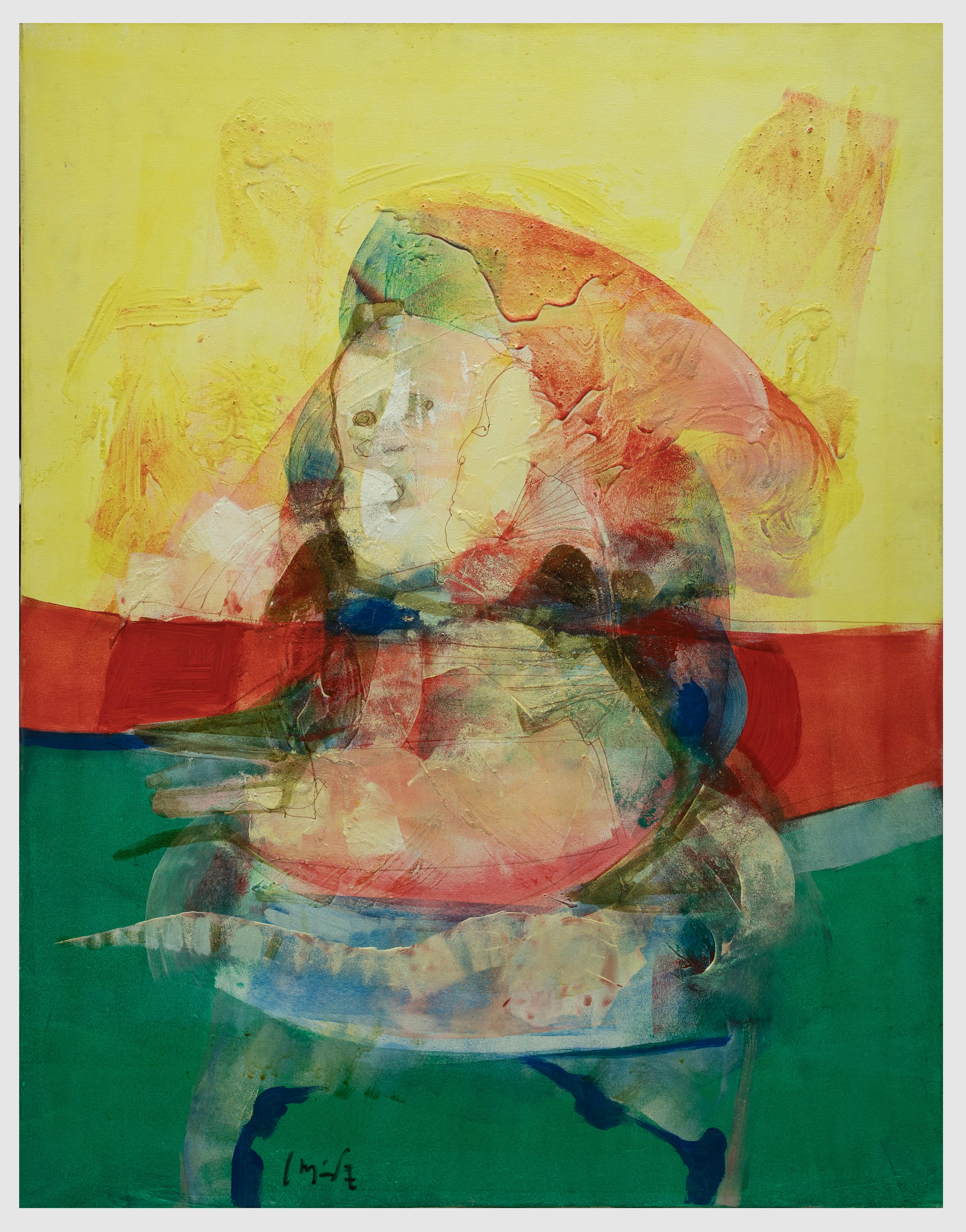 Carlos Mendez Tae I acrylic painting For Sale 3