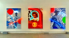 Man in  crypto truck