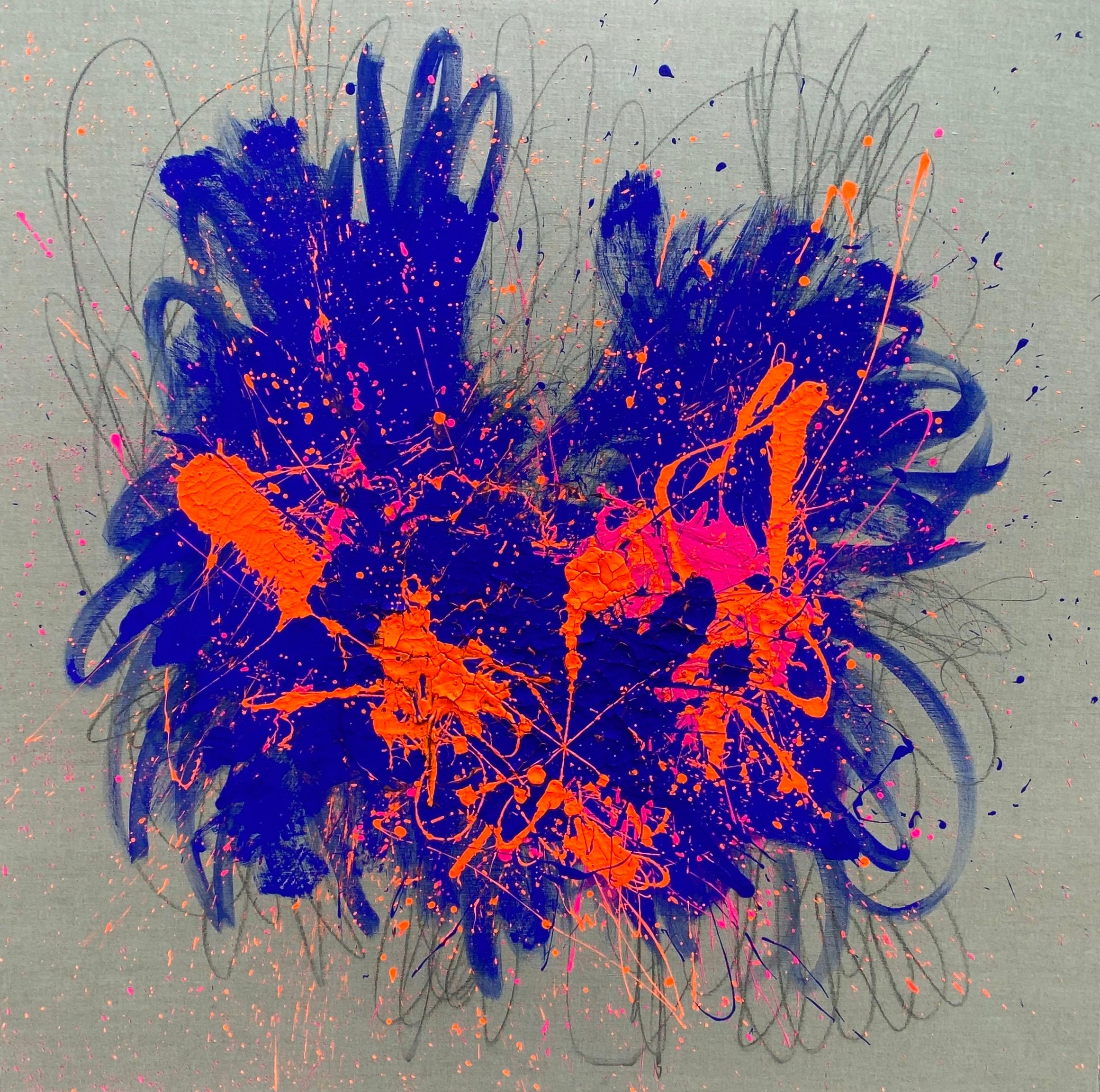 Carlos Mercado Abstract Painting - Big bang Abstract 1