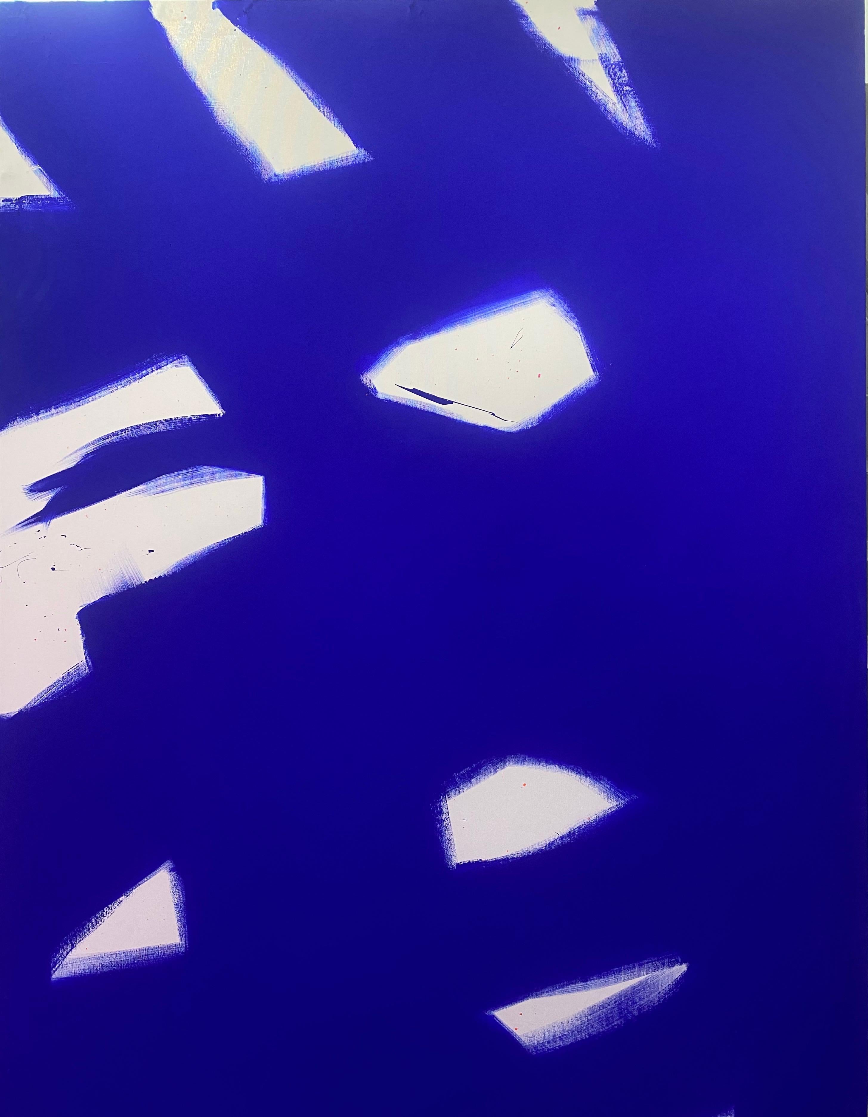 Abstract Painting di Carlos Mercado - Yves Klein Blu M1