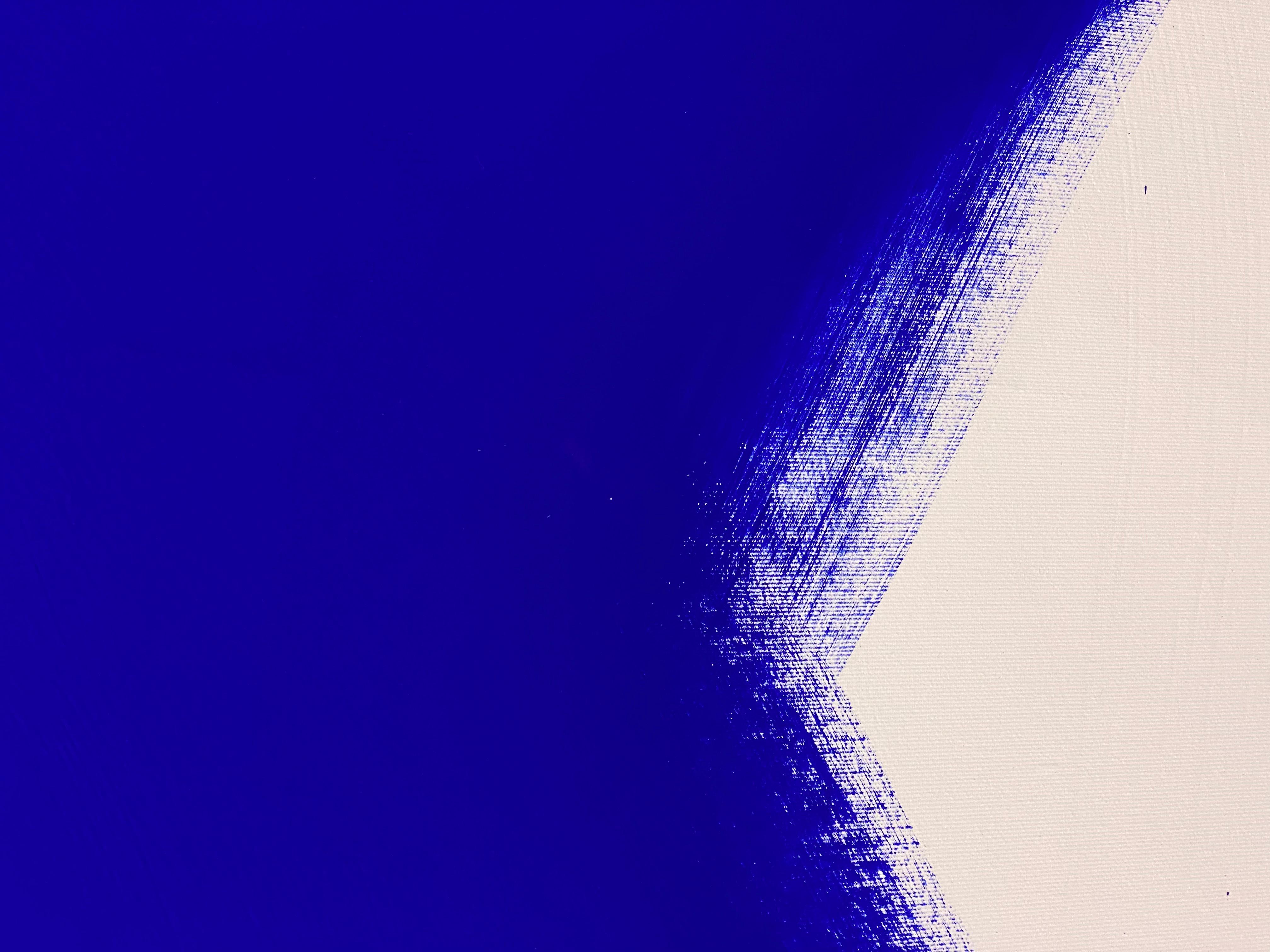 Yves Klein Blue M2 - Abstract Painting by Carlos Mercado