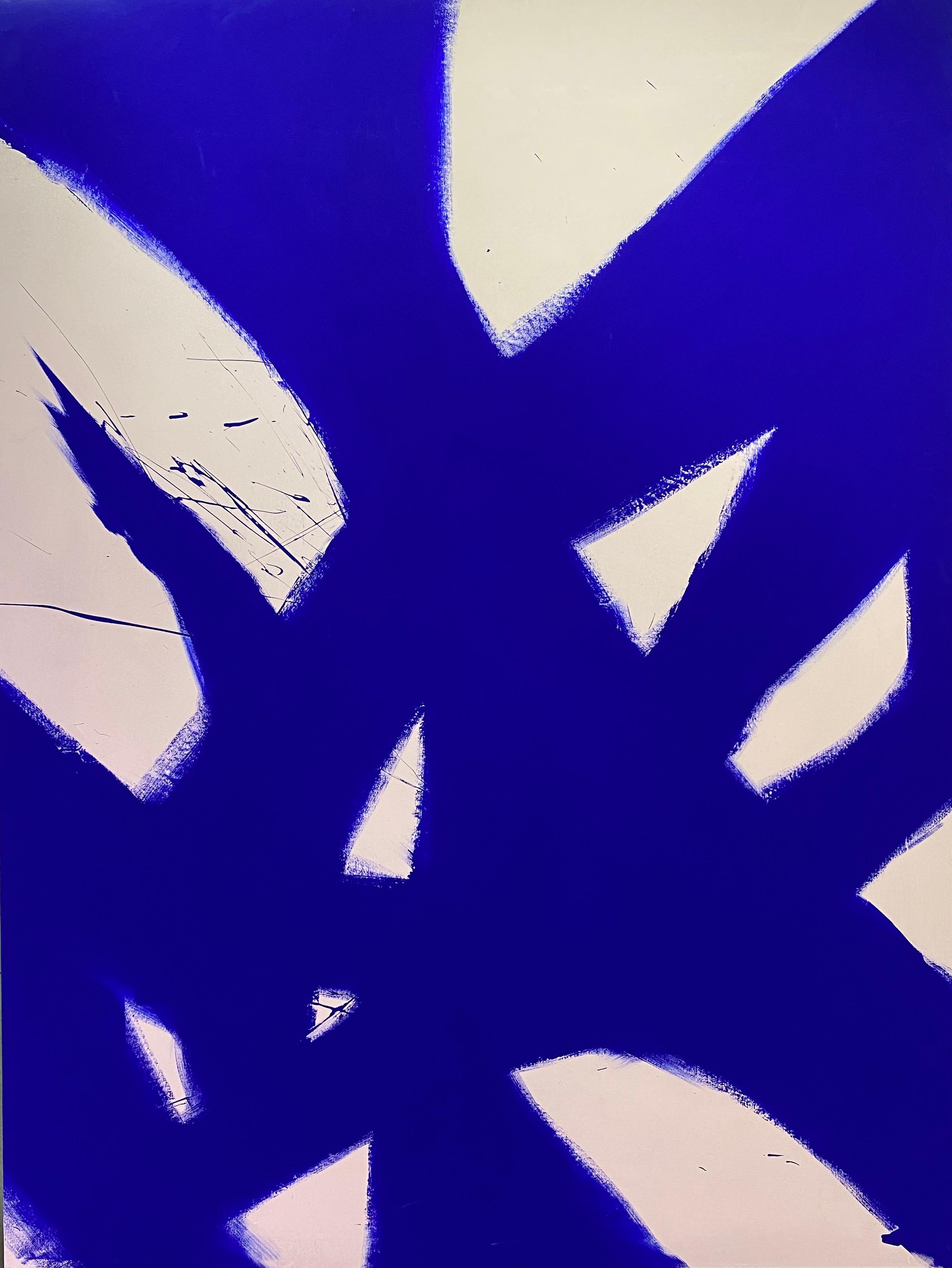 Carlos Mercado Abstract Painting - Yves Klein Blue M3