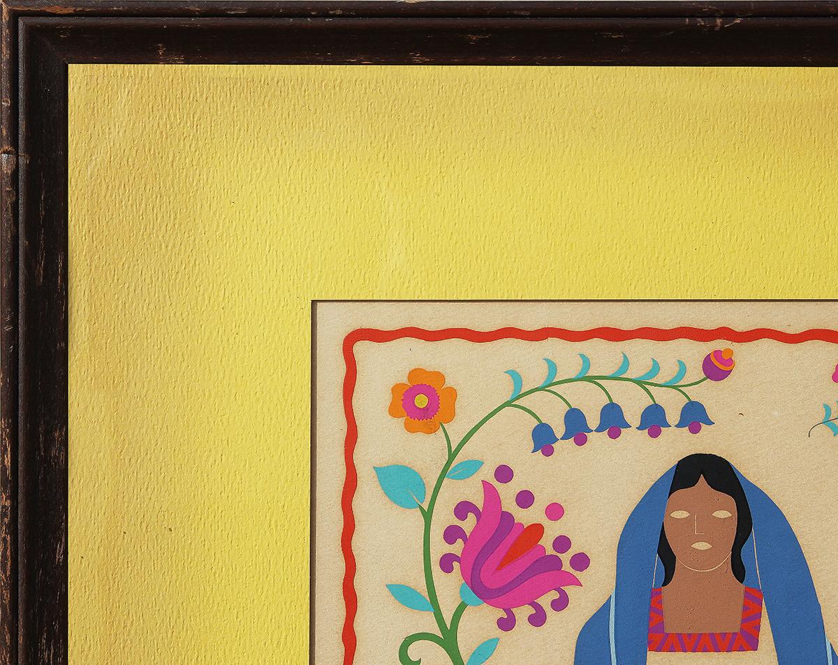 Plate 11: a Purépecha (or Tarascan) Woman from the State of Michoacán Silkscreen 1