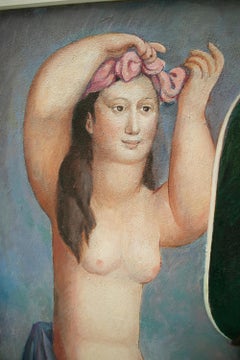 Carlos Ochagavia "After the Bath", 1999 Framed Painting