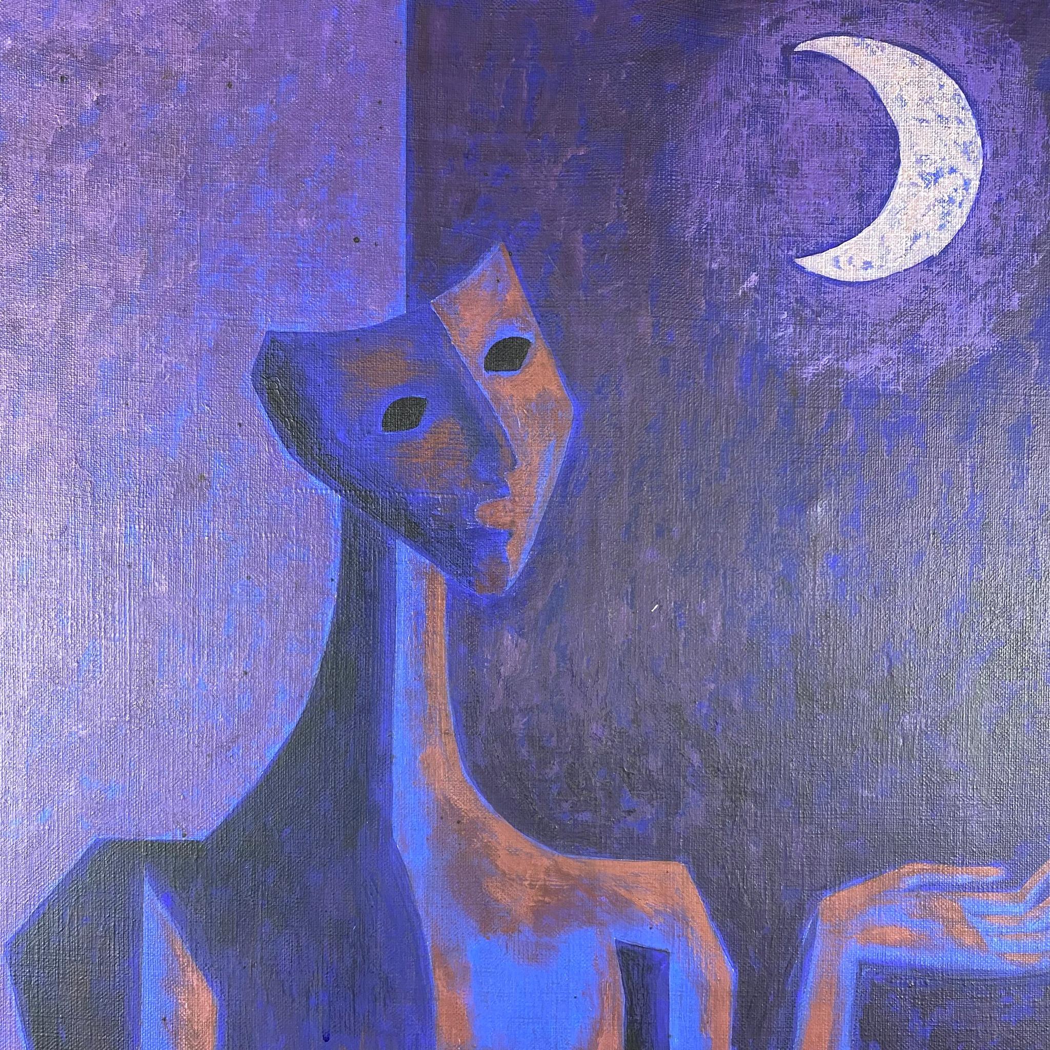 Carlos Orozco Romero, ungestepptes Ölgemälde auf Leinwand (Mexikanisch) im Angebot