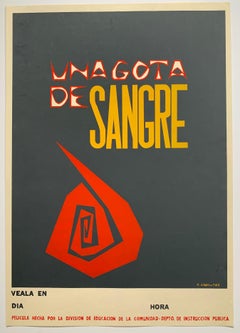 Eduardo Vera Cortes poster Antonio Maldonado exhibition (Puerto Rican artist) 