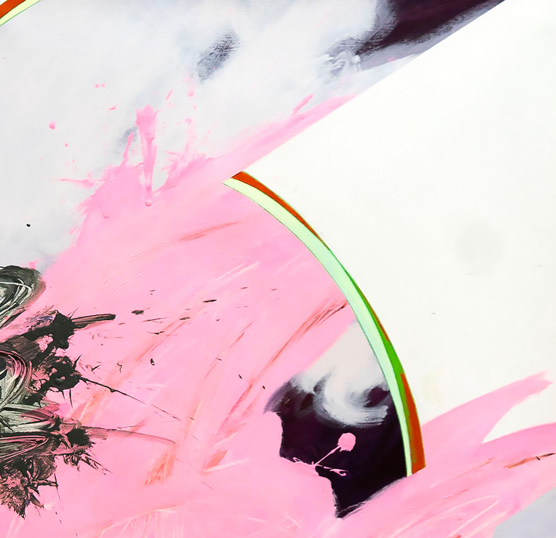 Ohne Titel 43, abstraktes Gemälde, farbenfrohes  (Abstrakt), Painting, von Carlos Puyol