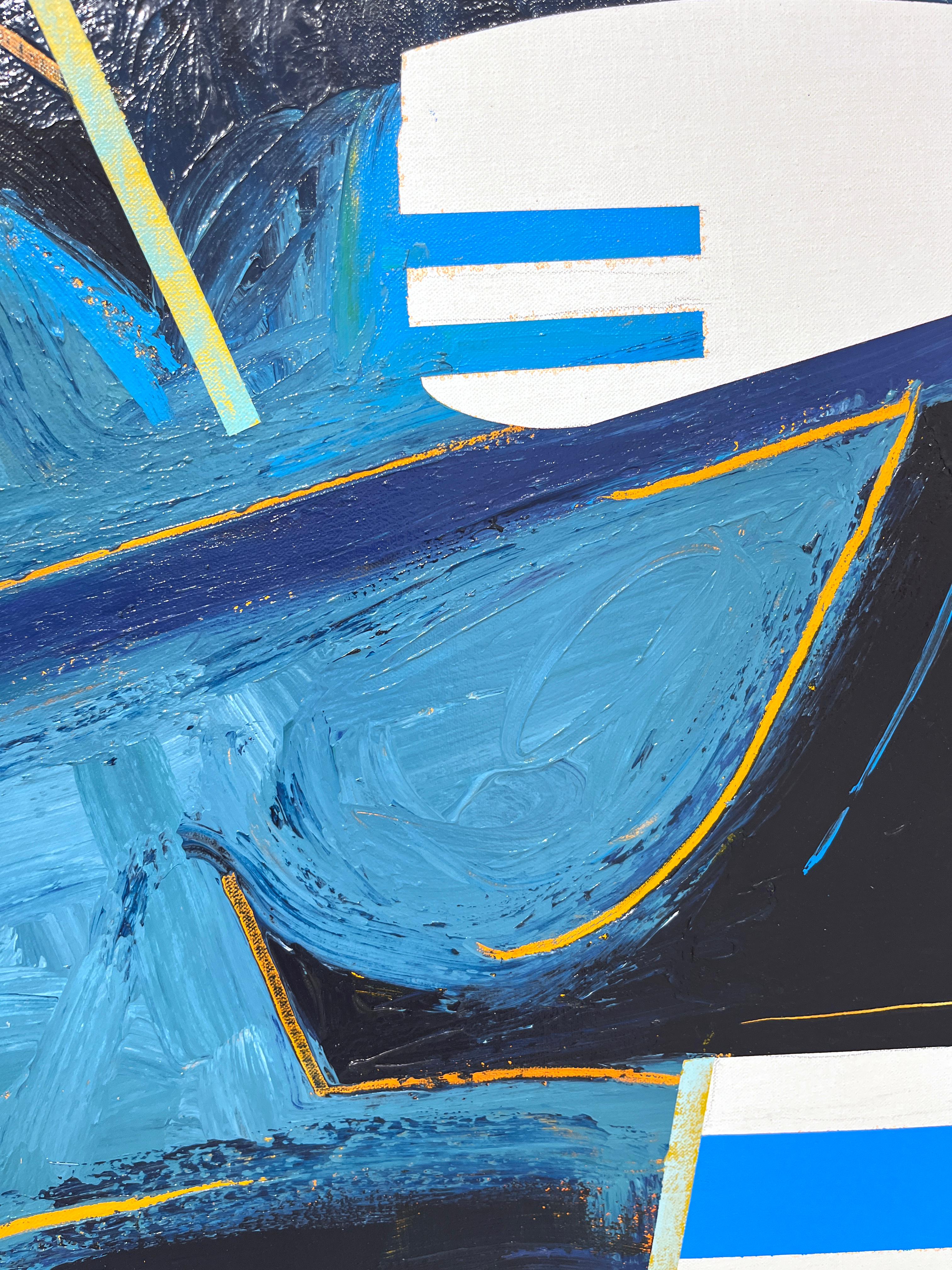 Ohne Titel 47, abstraktes Gemälde, farbenfrohes  (Abstrakt), Painting, von Carlos Puyol