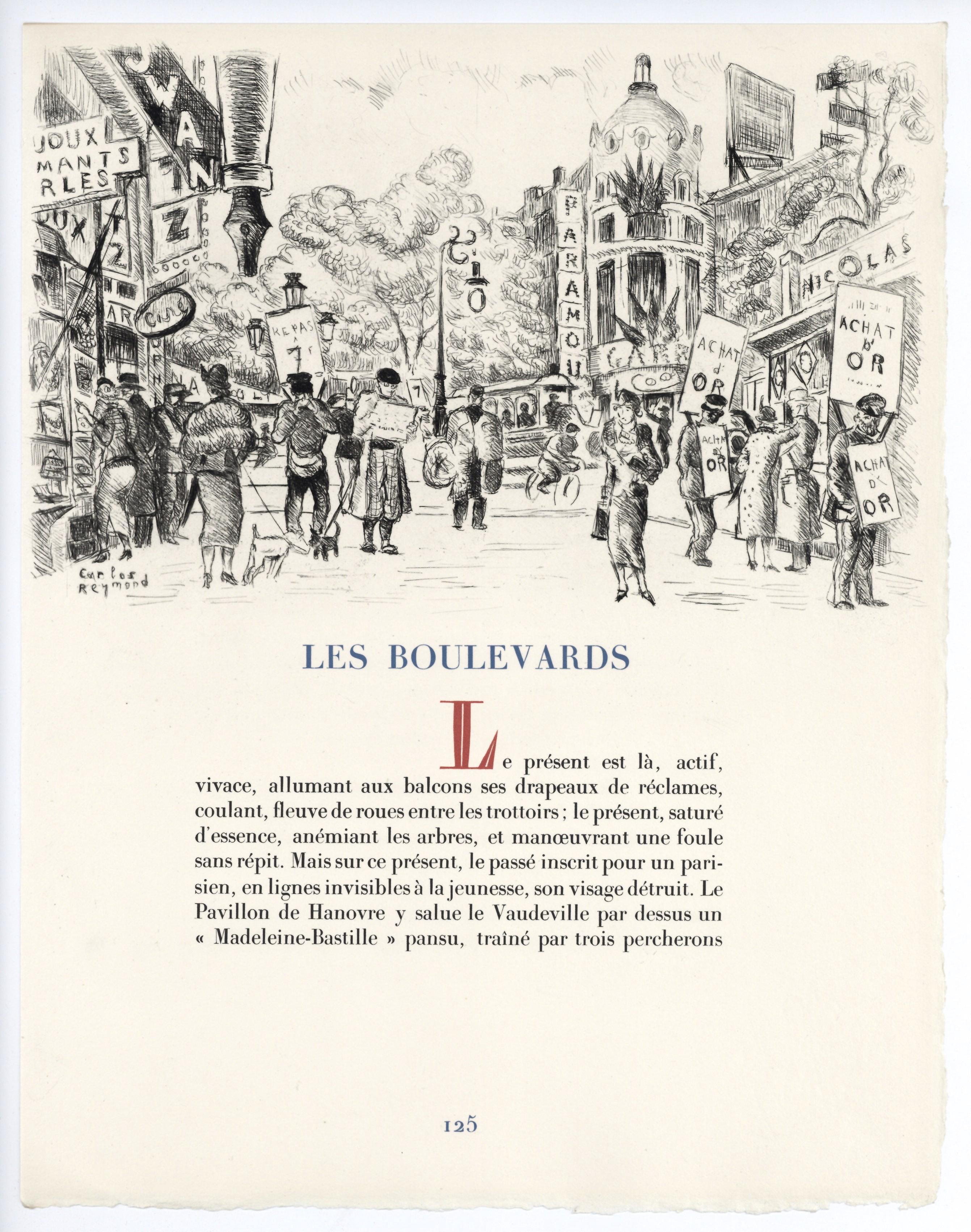 Medium: incisione originale. Questa impressione su carta Canson et Montgolfier è stata stampata nel 1937 in un'edizione di 500 esemplari per il portfolio 