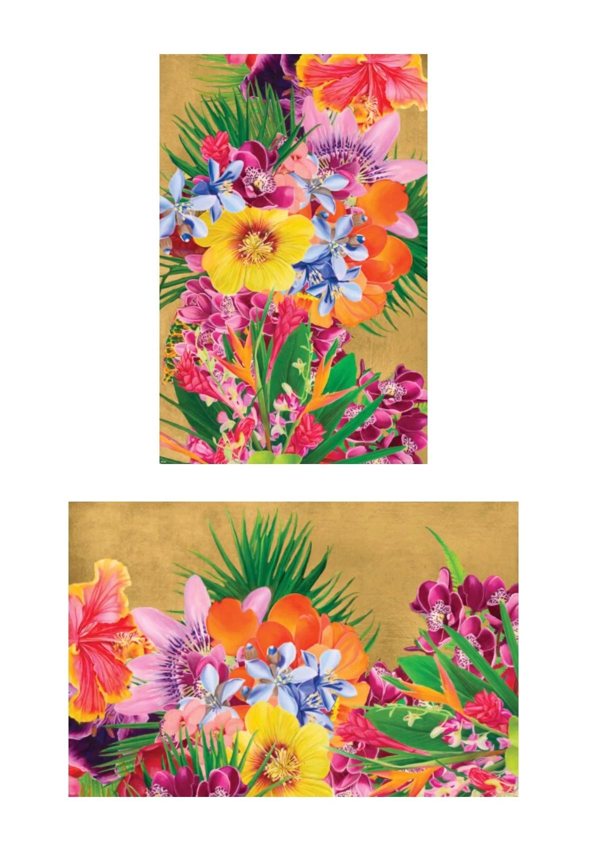 Fiore Africano (Fleurette Africaine) I & II - Suite di 2