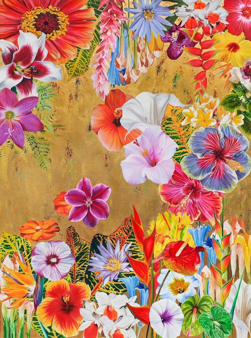 Carlos Rolón Abstract Print - Gild the Lily I