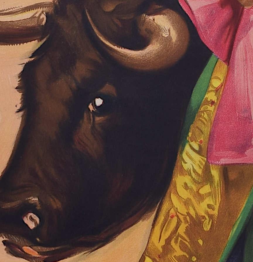 Poster della corrida - Granada, 9 giugno 1947 - Print Altro stile artistico di Carlos Ruano Llopis