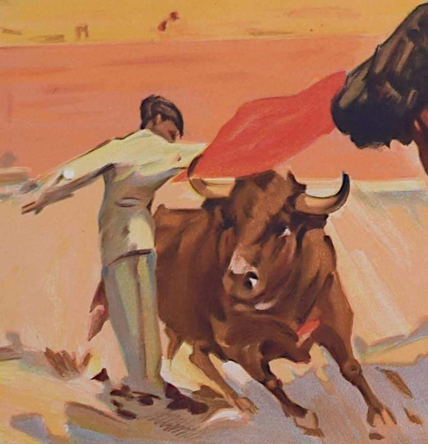 Cartel Taurino con Antoñete - Valencia, 19 de marzo de 1953 - Print Otro estilo de arte de Carlos Ruano Llopis