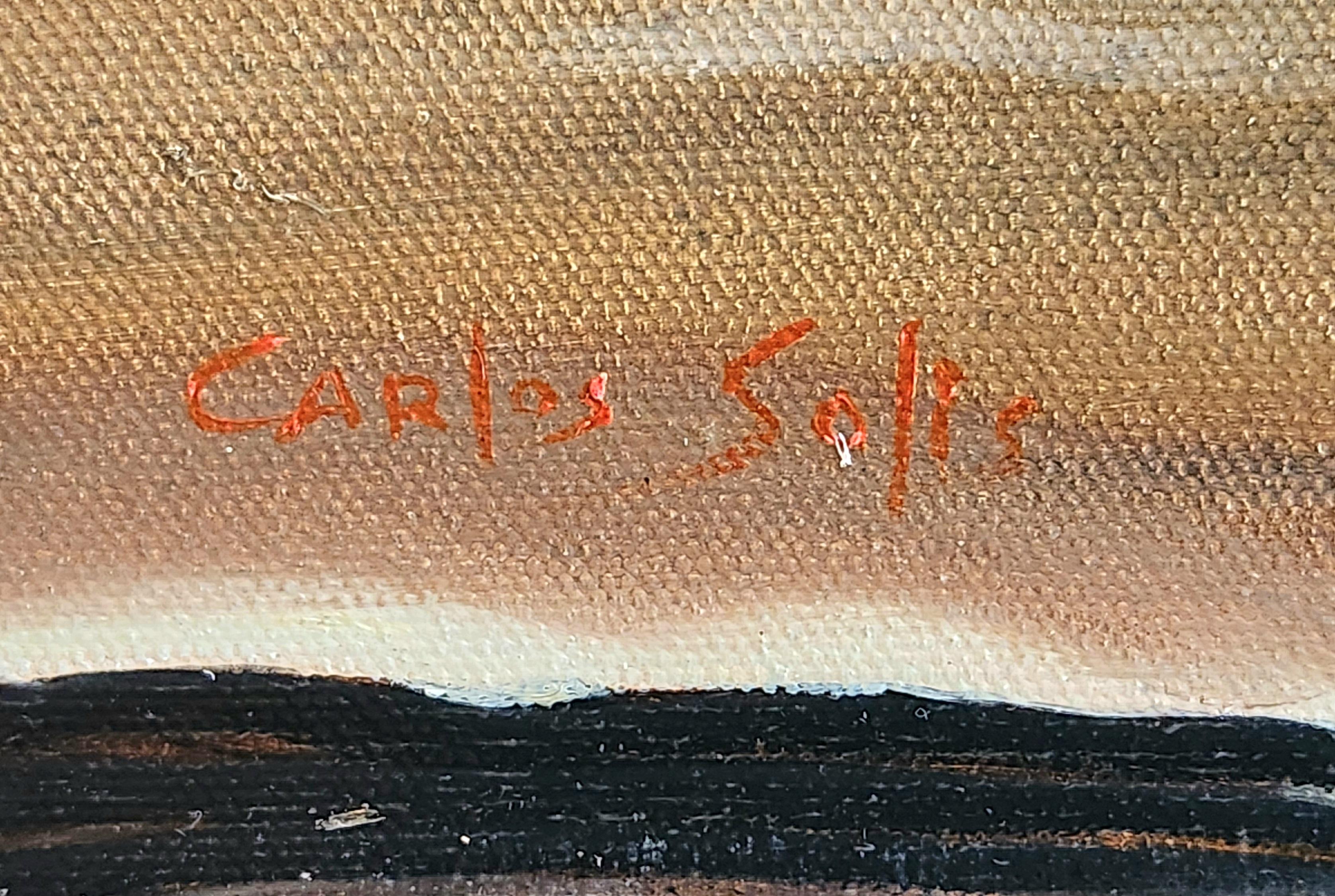 Pittura a olio su tela -- Casa II - Painting di Carlos Solis