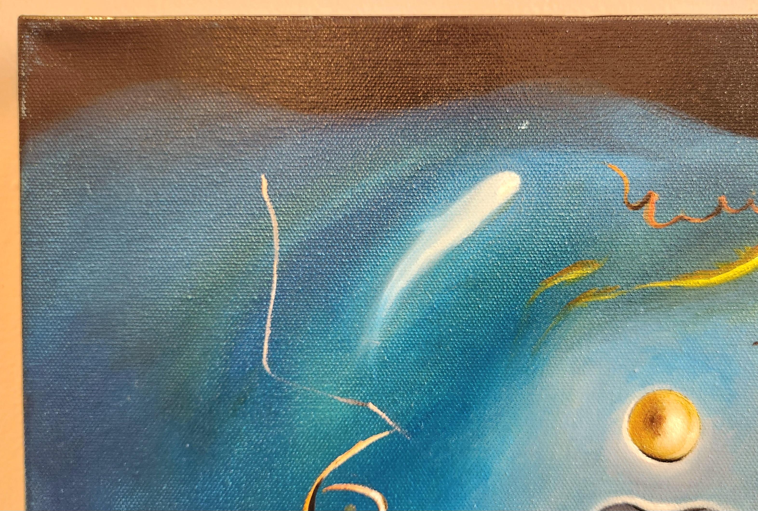 Pittura a olio su tela -- Casa II - Painting Surrealismo di Carlos Solis
