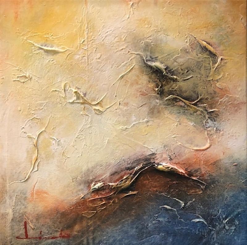 Carlos Tirado Abstract Painting -  Eterno 1609 