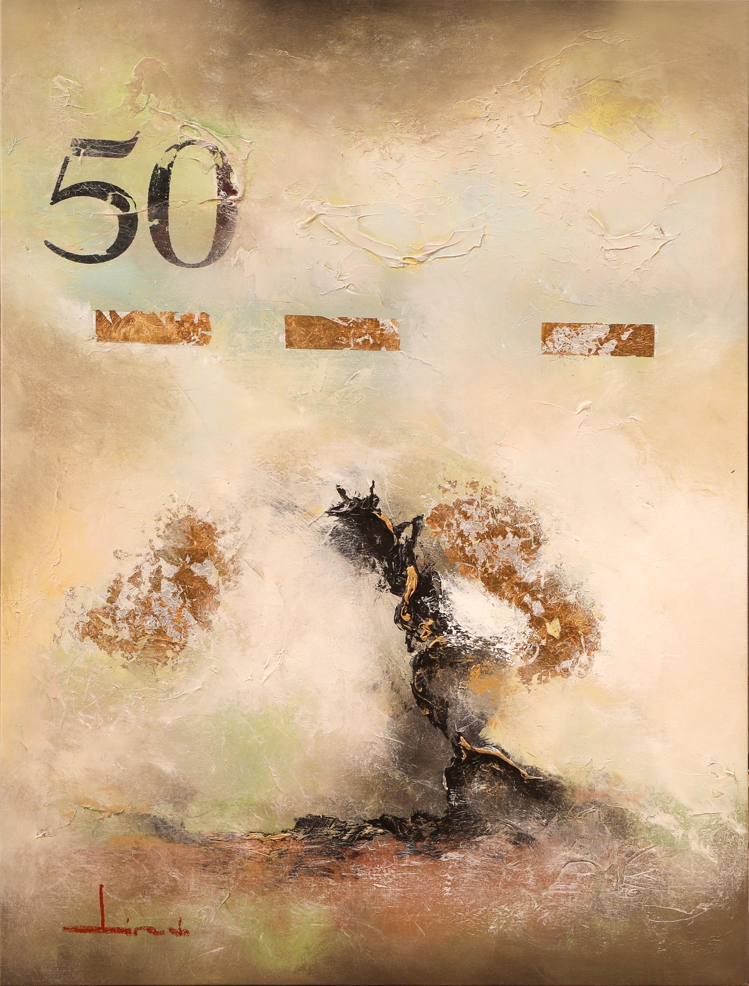 Abstract Painting di Carlos Tirado - Cinquanta Front