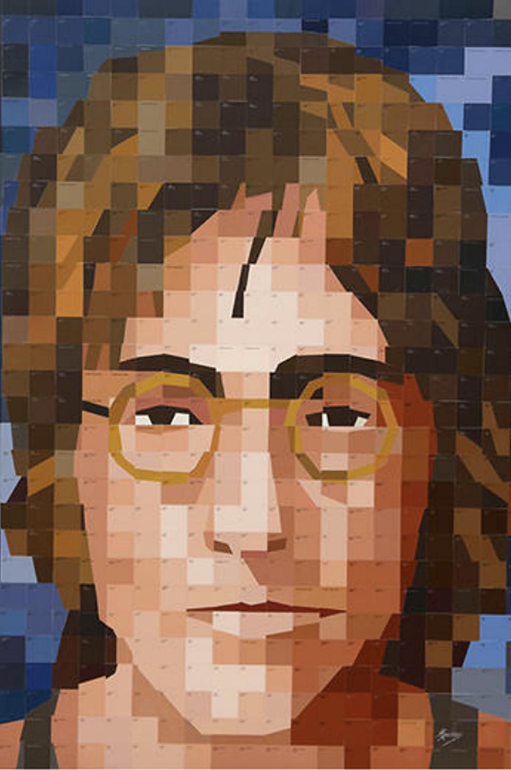 Carlos Tirado Figurative Painting -  John Lennon 