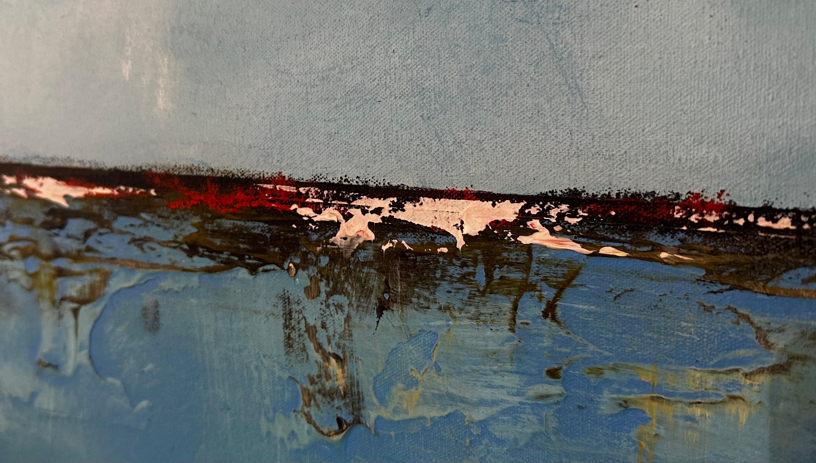 Marina - Abstract Painting Blu di Carlos Tirado