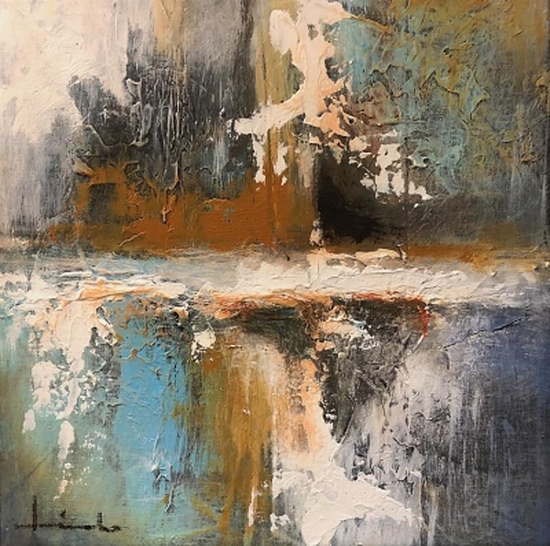 Abstract Painting di Carlos Tirado - Respiro 1608