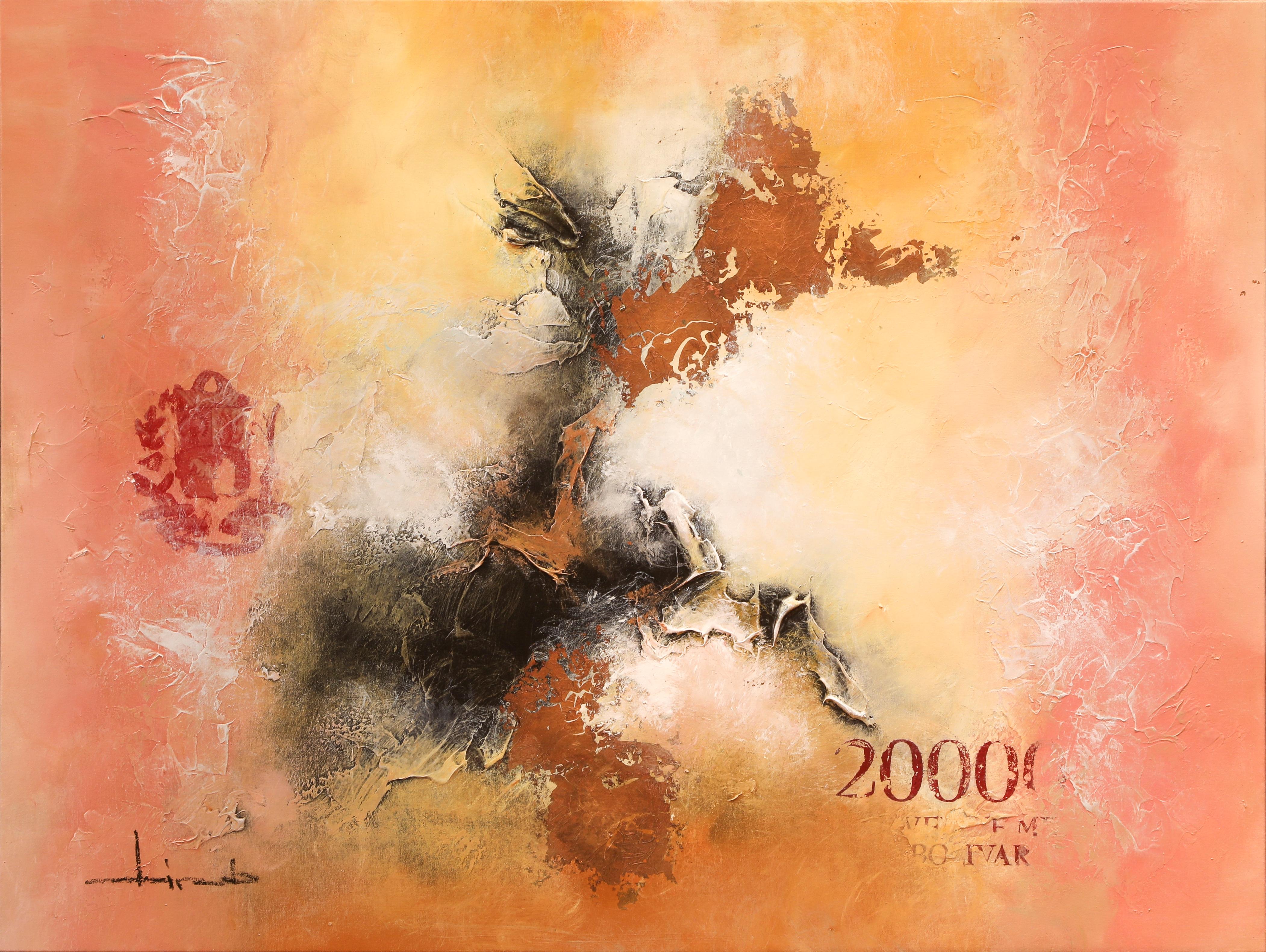 Carlos Tirado Abstract Painting - Twenty Thousand Back