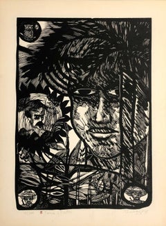 Carlos Uribazo, Cuban, silkscreen, 1978