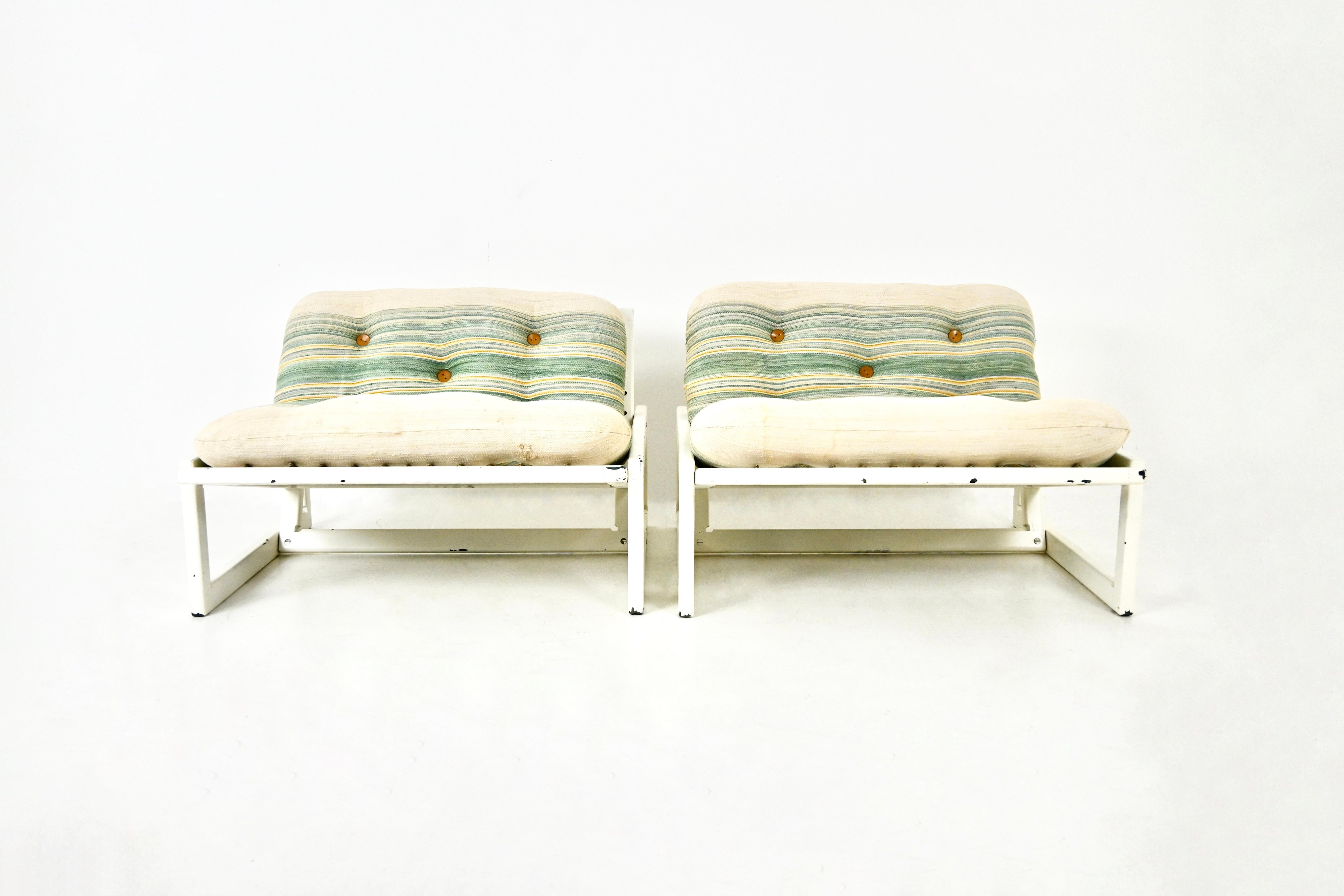 Loungesessel „Carlotta“ von Tobia & Afra Scarpa für Cassina, 1960er Jahre, 2er-Set (Italienisch) im Angebot