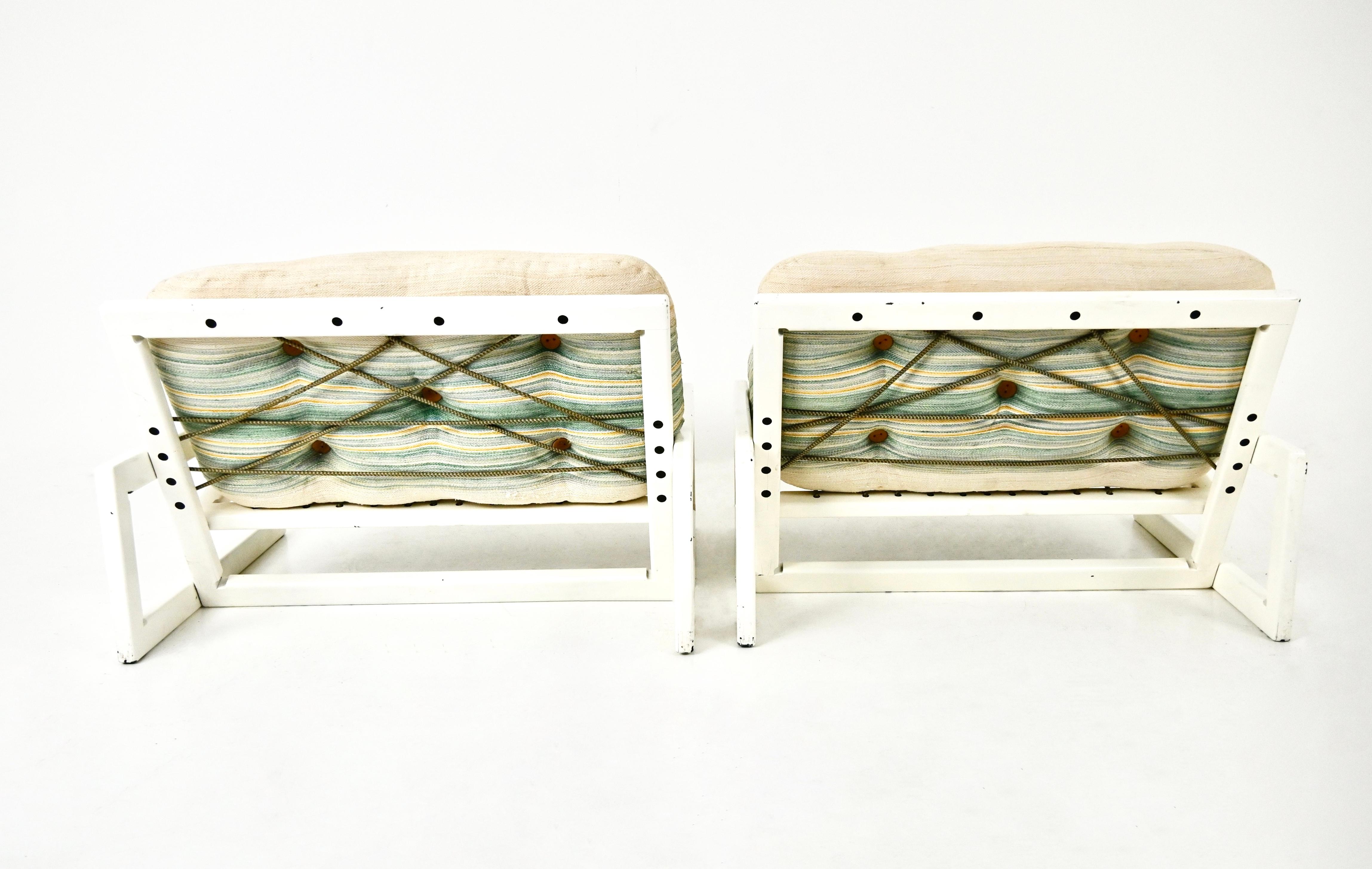 Loungesessel „Carlotta“ von Tobia & Afra Scarpa für Cassina, 1960er Jahre, 2er-Set (Mitte des 20. Jahrhunderts) im Angebot
