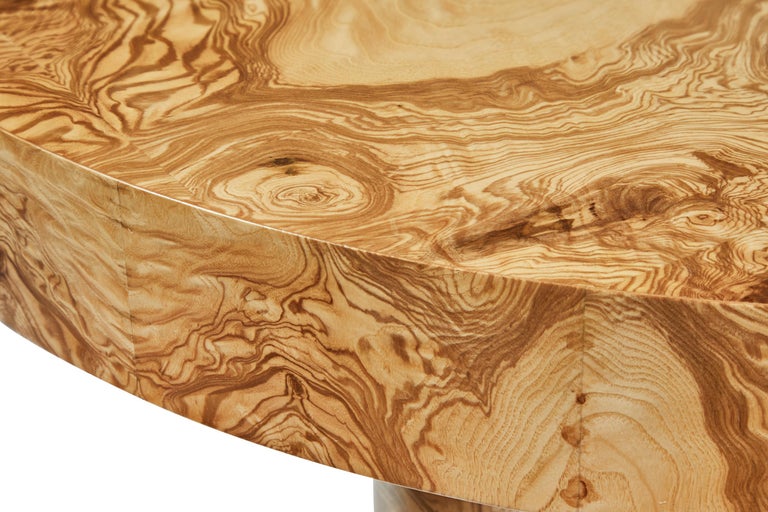 Burl Wood Coffee Table in Natural Finish, Carlton Collection by August Abode 2