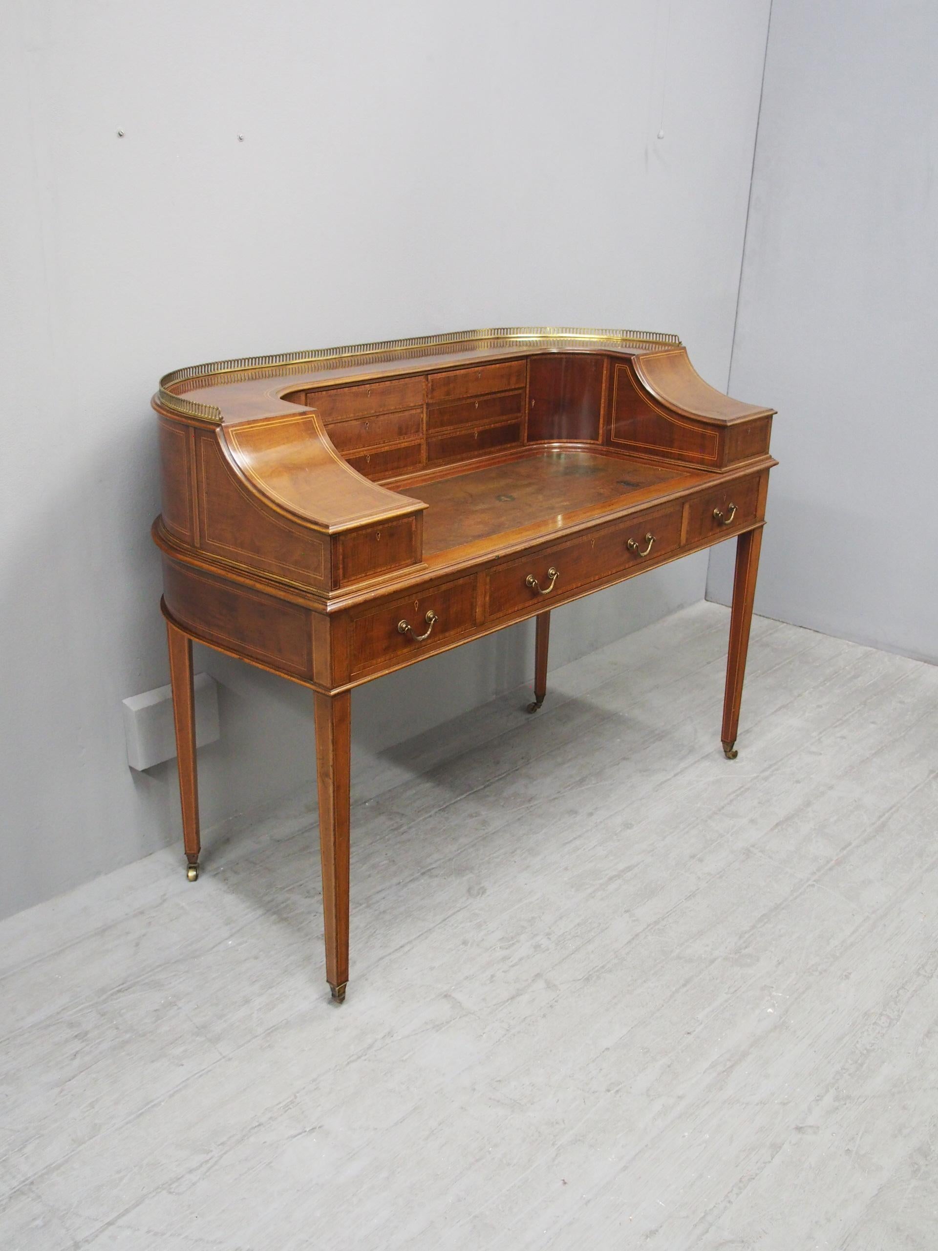 Carlton House Desk by Gillows of Lancaster In Good Condition For Sale In Edinburgh, GB
