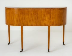 Carlton House Desk Satinwood 1880