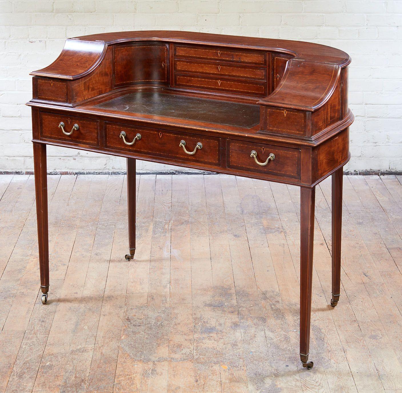 Regency Carlton House Writing Desk For Sale