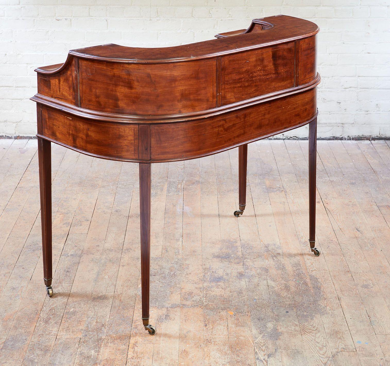 Late 19th Century Carlton House Writing Desk