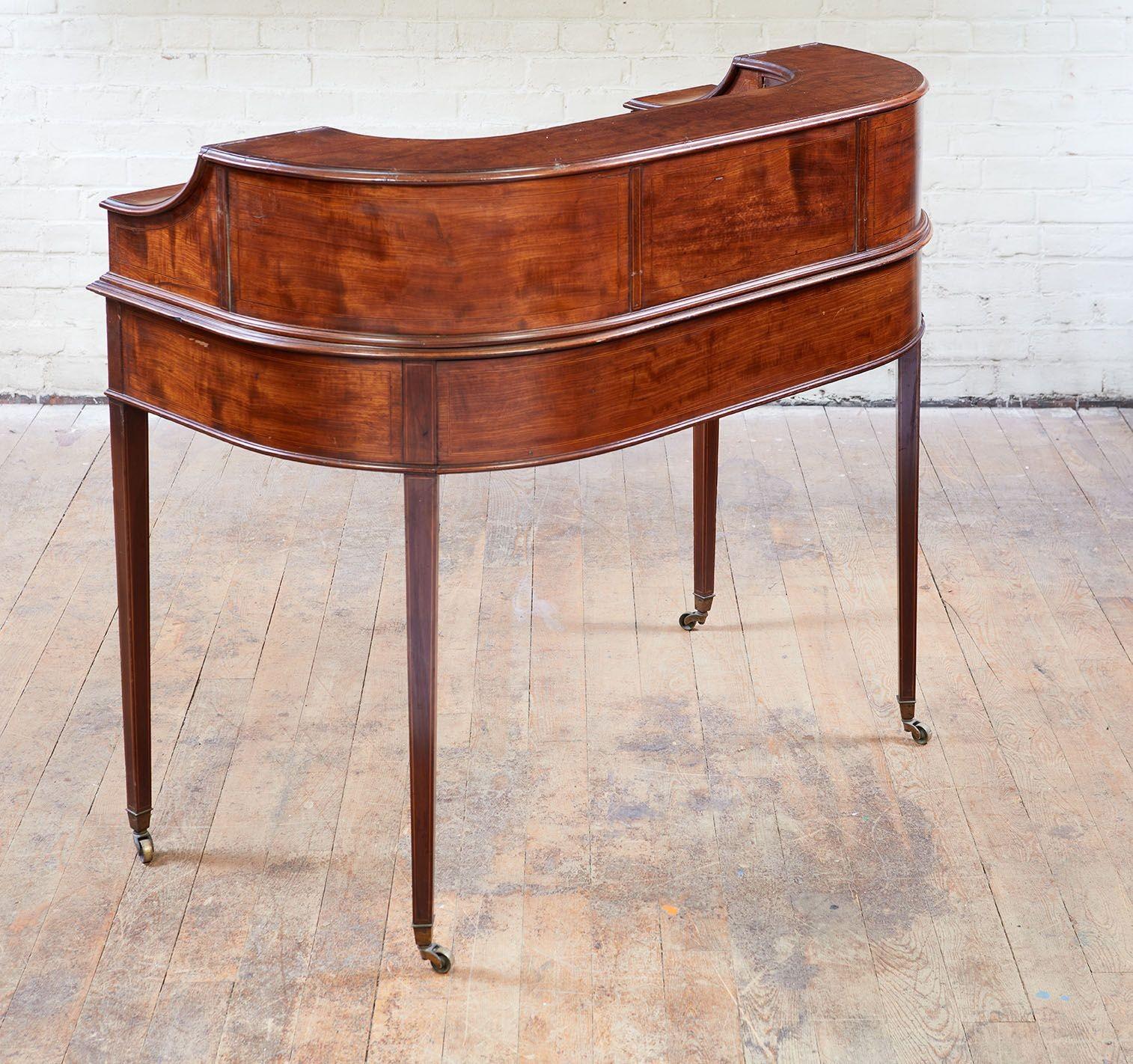 Late 19th Century Carlton House Writing Desk For Sale