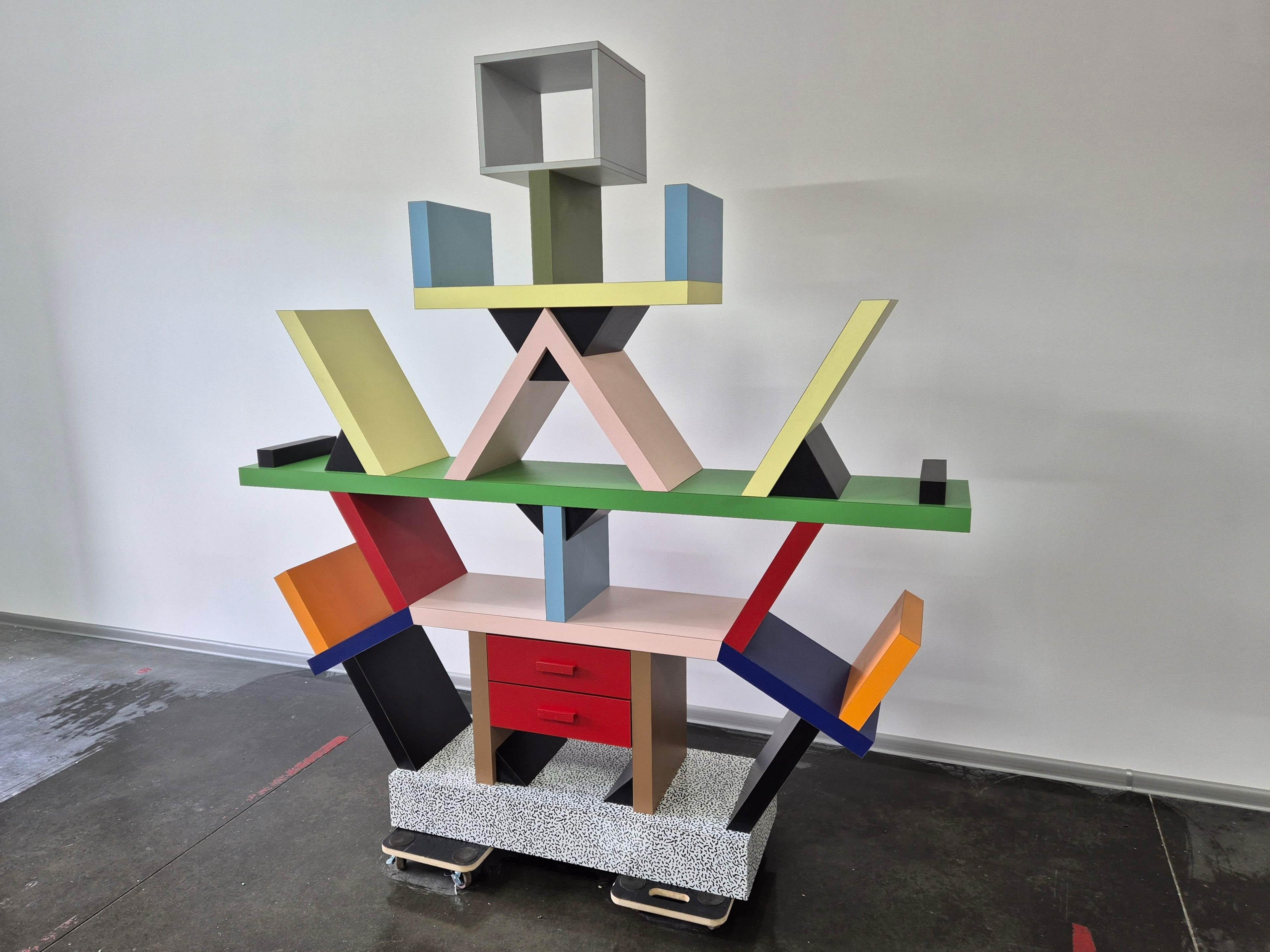Laminato Libreria Carlton di Ettore Sottsass - Memphis Milano in vendita