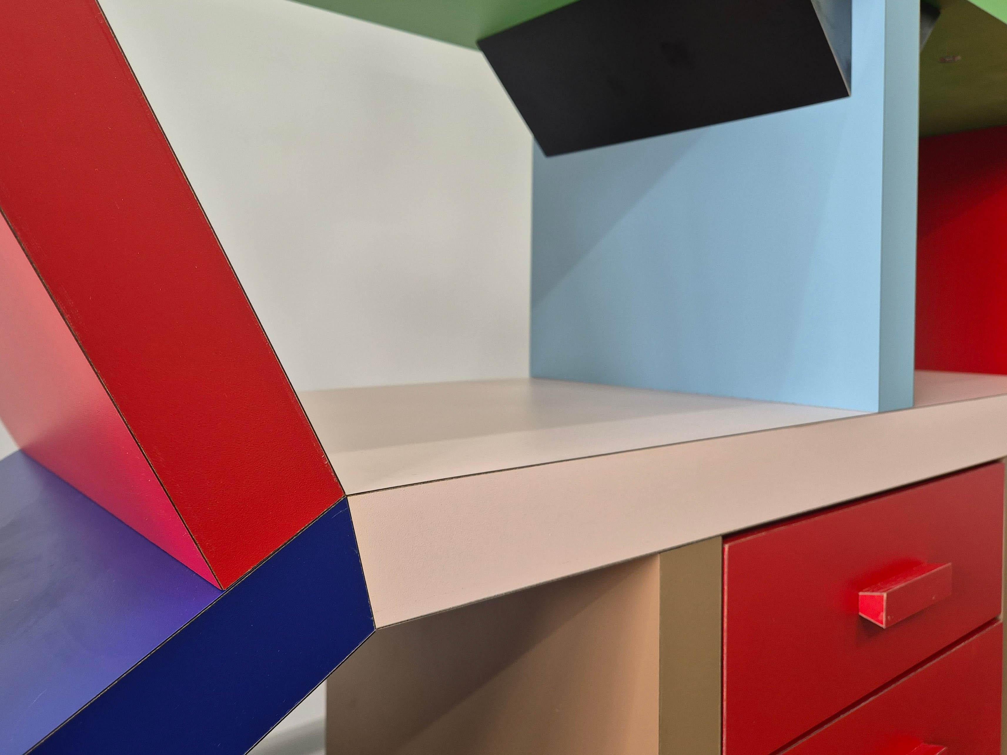 Libreria Carlton di Ettore Sottsass - Memphis Milano in vendita 2