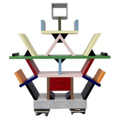 Carlton Library Bookcase by Ettore Sottsass - Memphis Milano