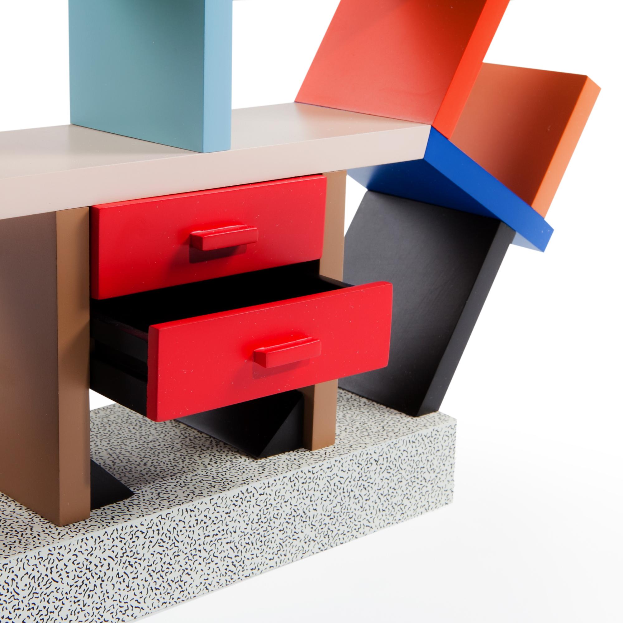 ettore sottsass carlton bookcase/room divider