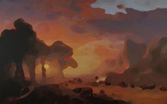 Landscape Painting (after Bierstadt)