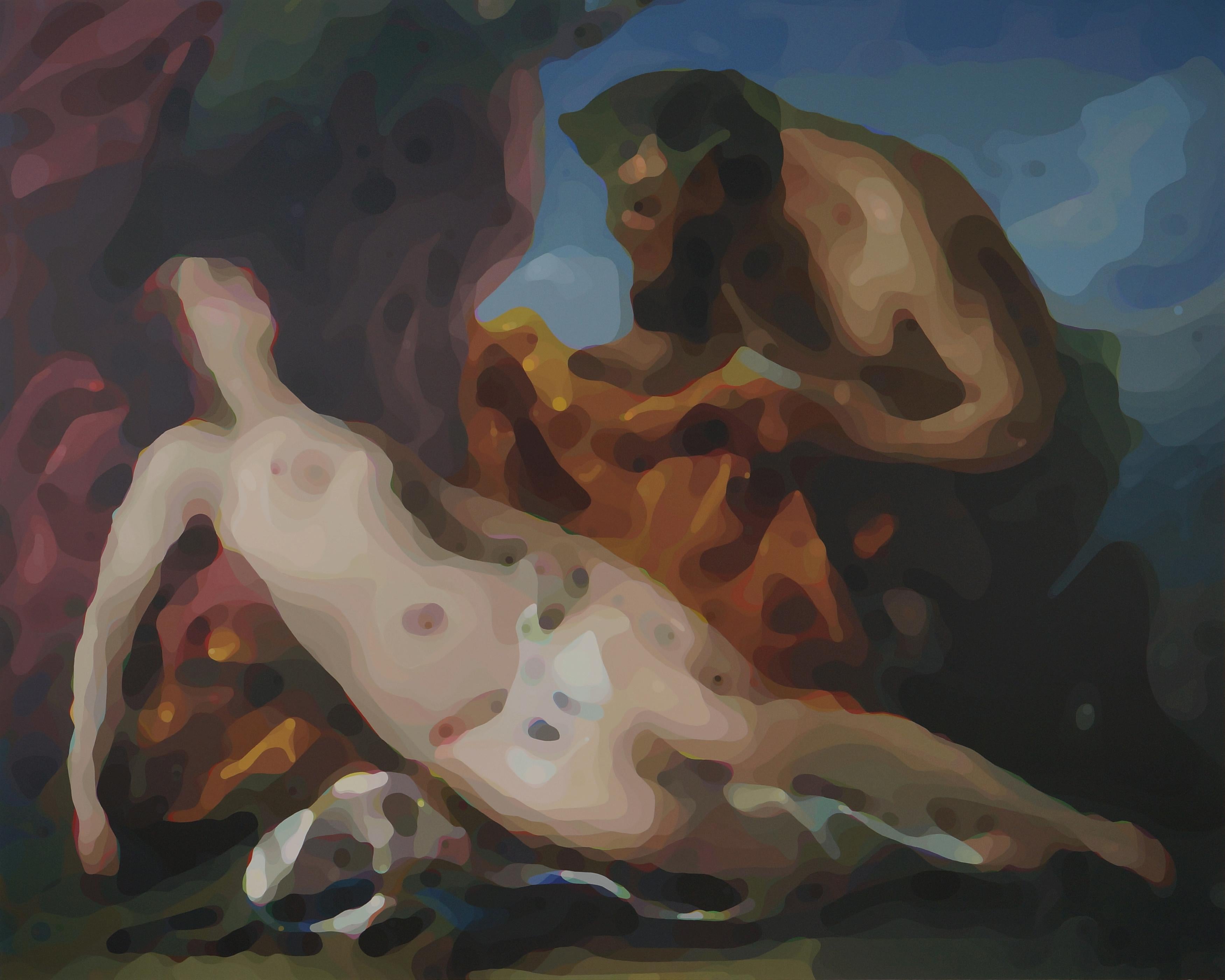Figurative Painting de Carlton Scott Sturgill - Pintura mitológica (según van Loo)
