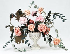 Used Urn with Roses