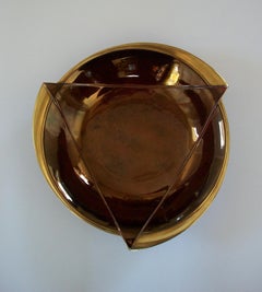CARLTON WARE - Rouge Royale - Art Deco Gilt Ceramic Bowl - U.K. - Circa 1970's