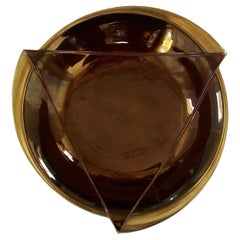 CARLTON WARE - Rouge Royale - Art Deco Gilt Ceramic Bowl - U.K. - Circa 1970's