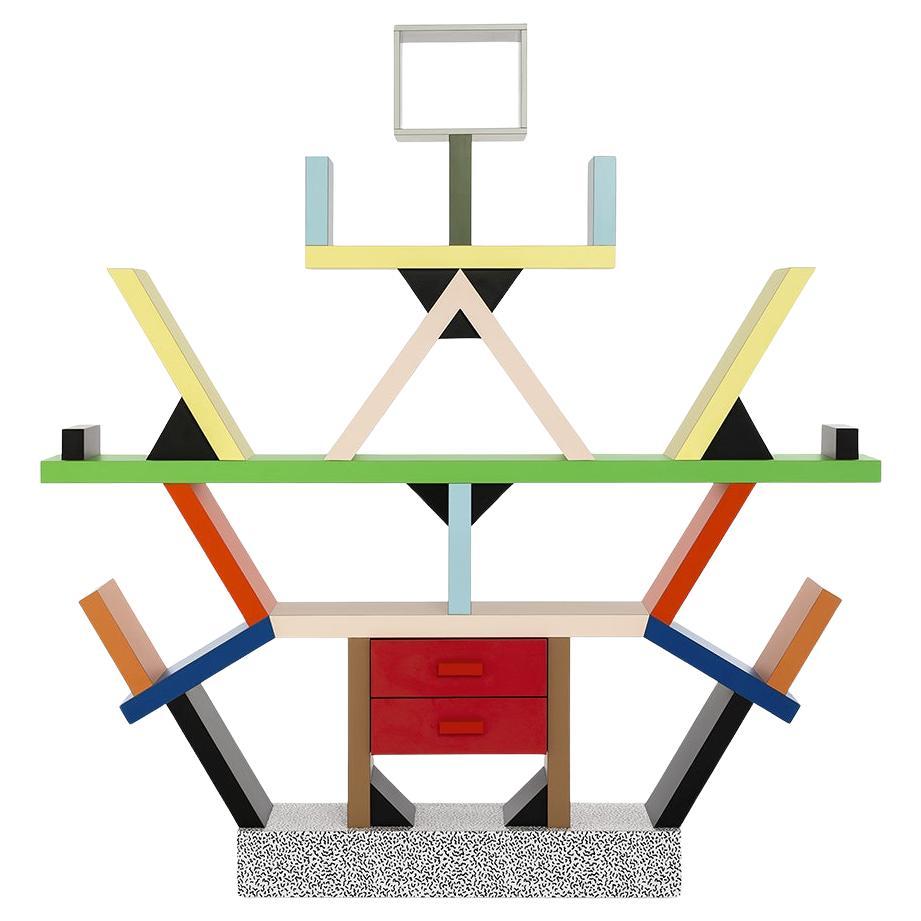 Carlton-Holz-Raumteiler, von Ettore Sottsass für Memphis Milano Collection im Angebot