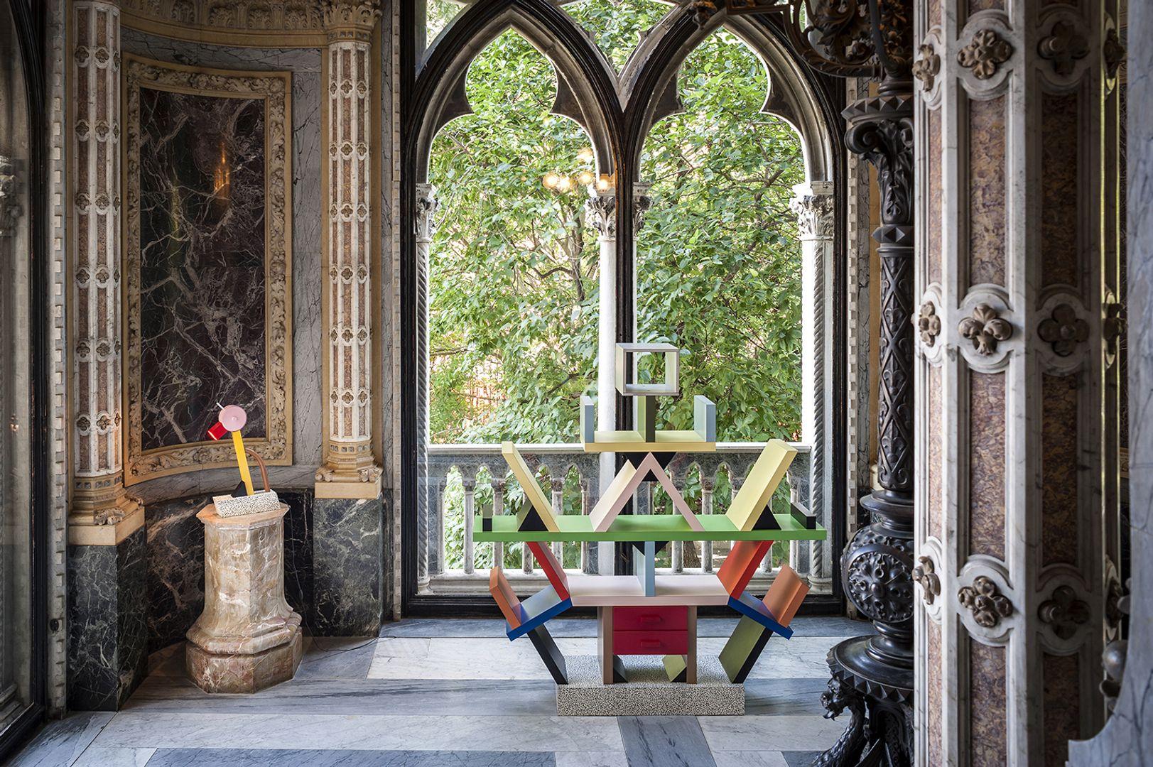 Libreria Carlton in legno di Memphis, Ettore Sottsass in vendita 4