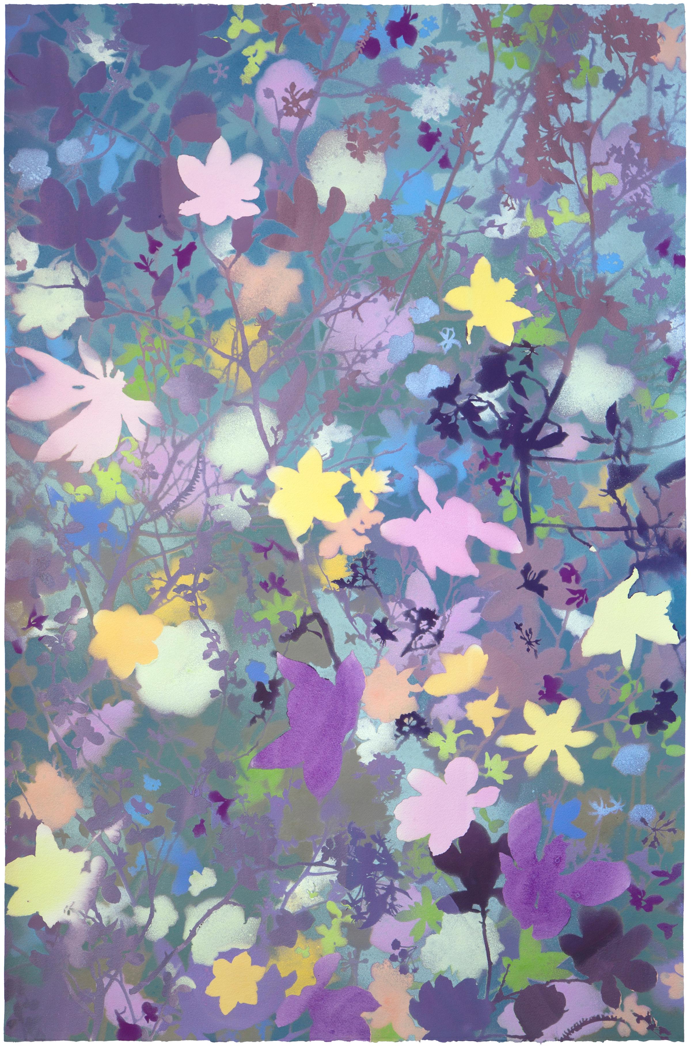 'Spring Hymn II' - naturalist landscape - colorful - Claude Monet