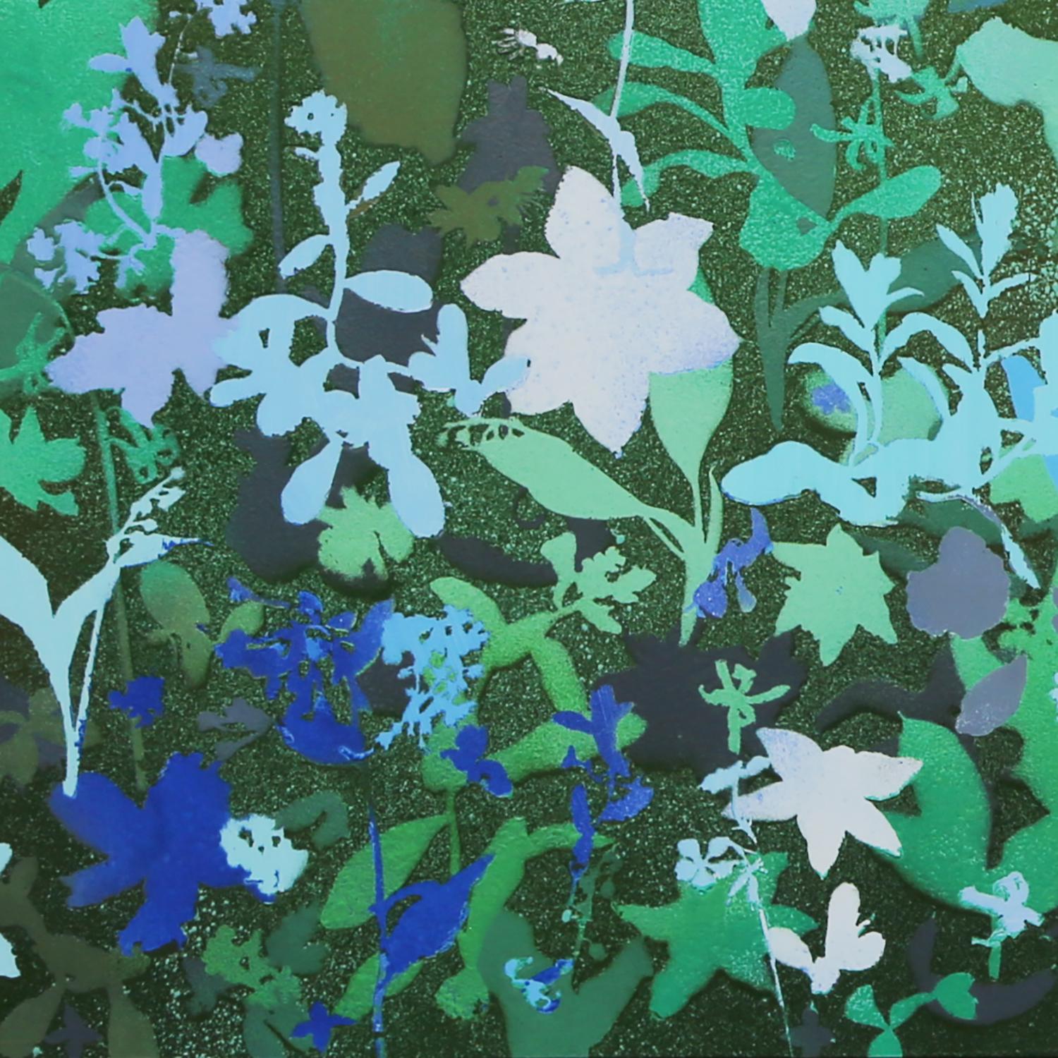 Forget Me Nots - Painting by Carlyle Wolfe Lee