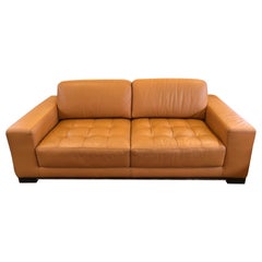 Carmel Leather Sofa by W. Schillig